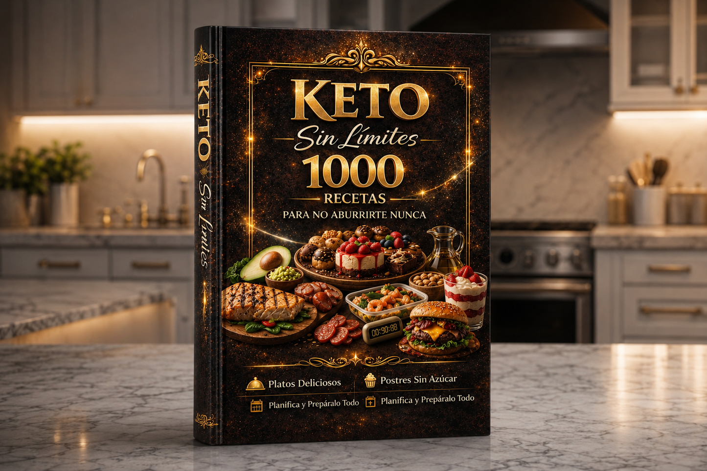 Keto Sin Límites 1.000 Recetas para el día a día